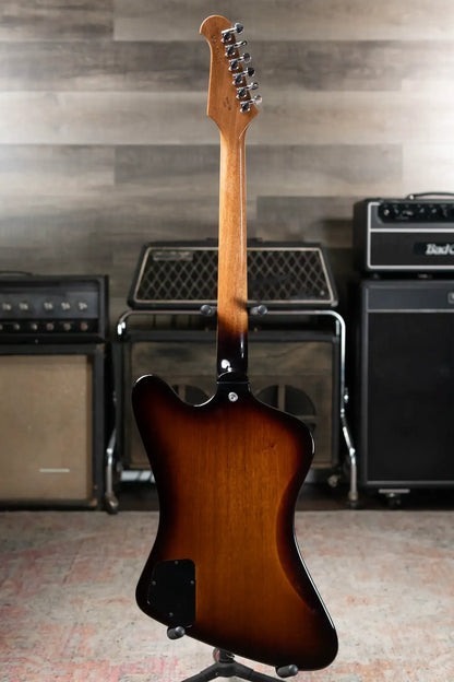 Gibson Firebird Platypus Electric Guitar - Tobacco Sunburst Perimeter with Hardshell Case