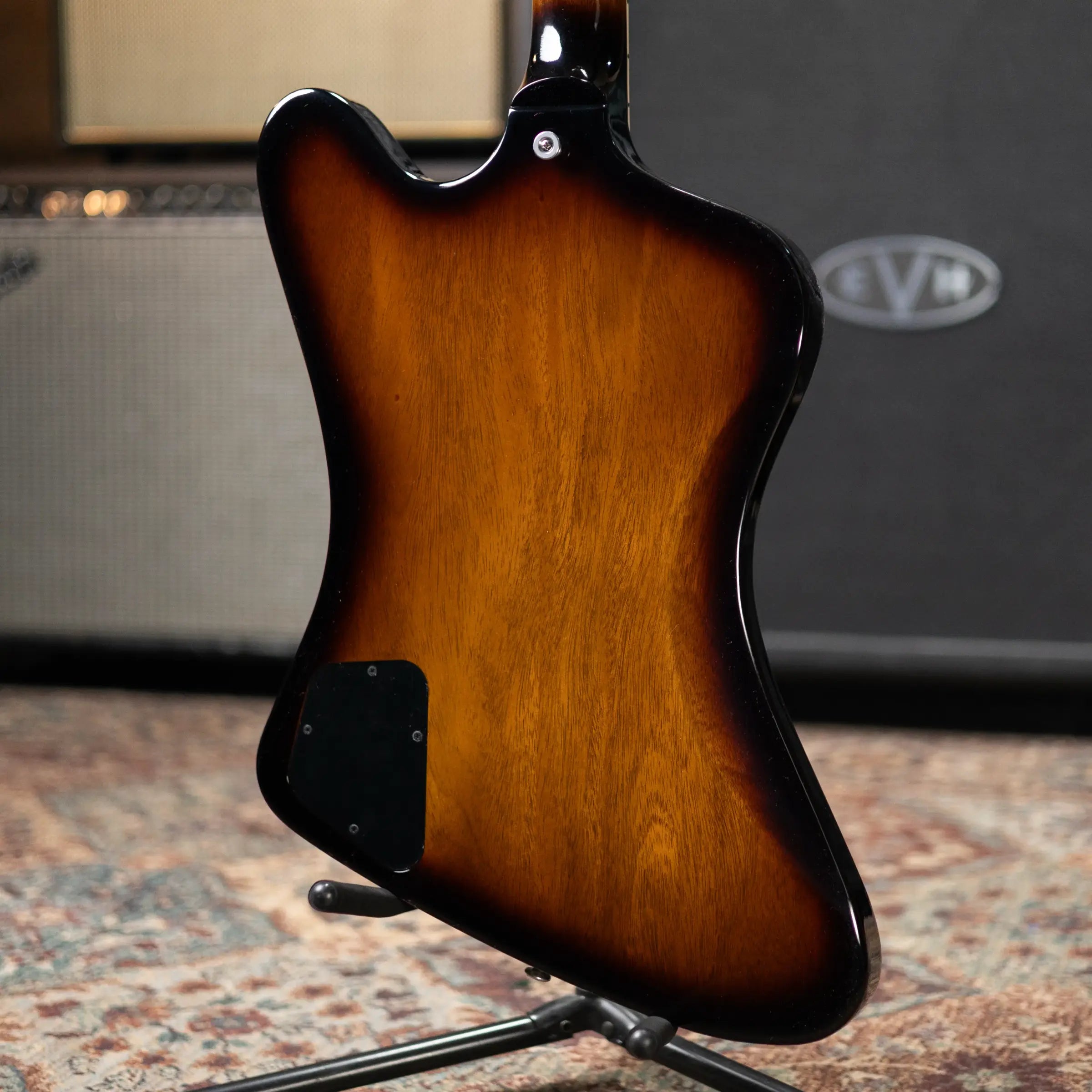 Gibson Firebird Platypus Electric Guitar - Tobacco Sunburst with Hardshell Case