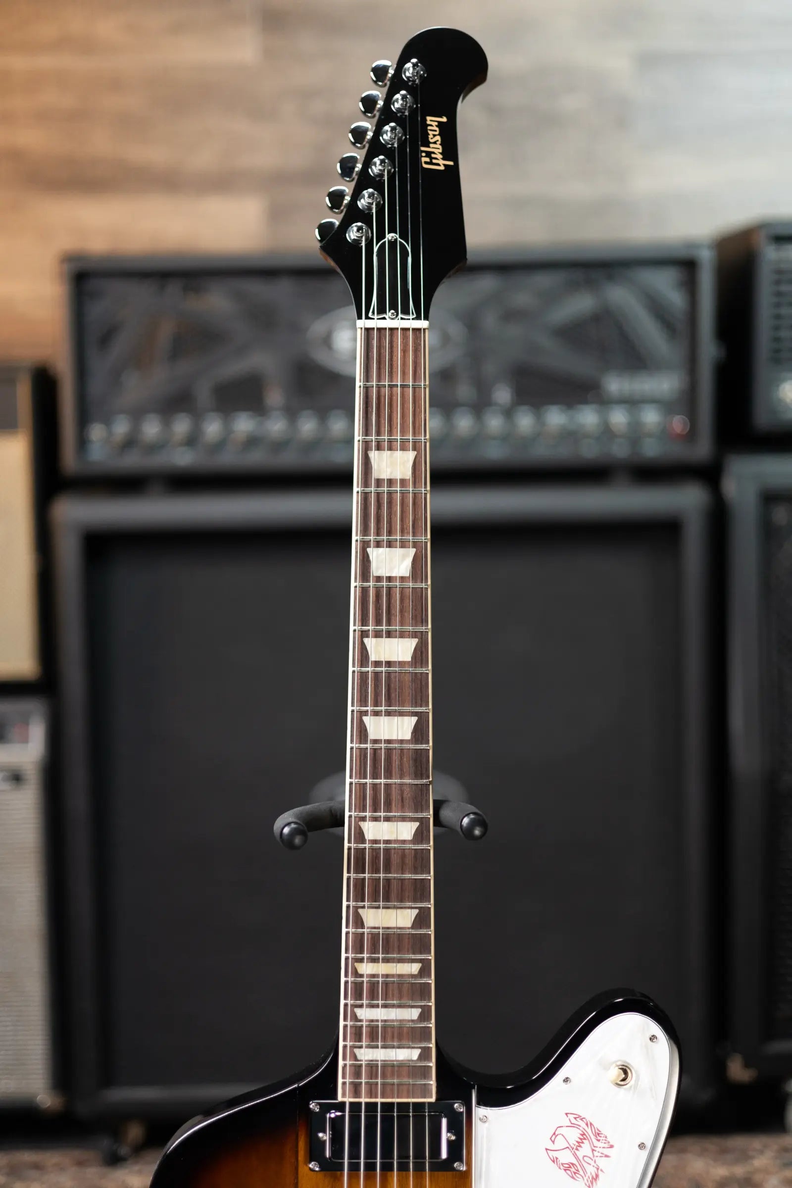 Gibson Firebird Platypus Electric Guitar - Tobacco Sunburst with Hardshell Case