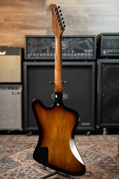Gibson Firebird Platypus Electric Guitar - Tobacco Sunburst with Hardshell Case