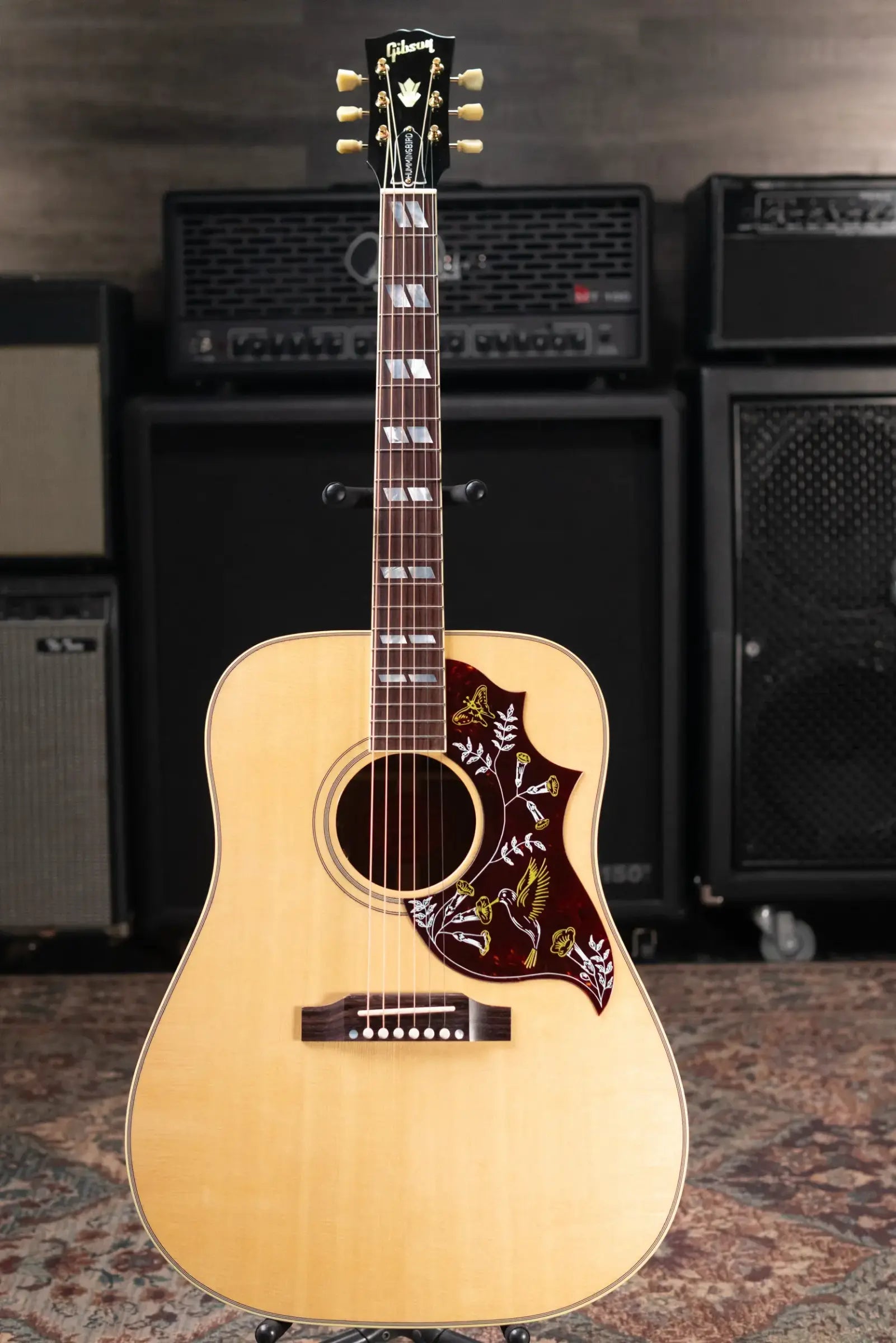 Gibson Hummingbird Original Acoustic/Electric Guitar - Antique Natural with Hardshell Case