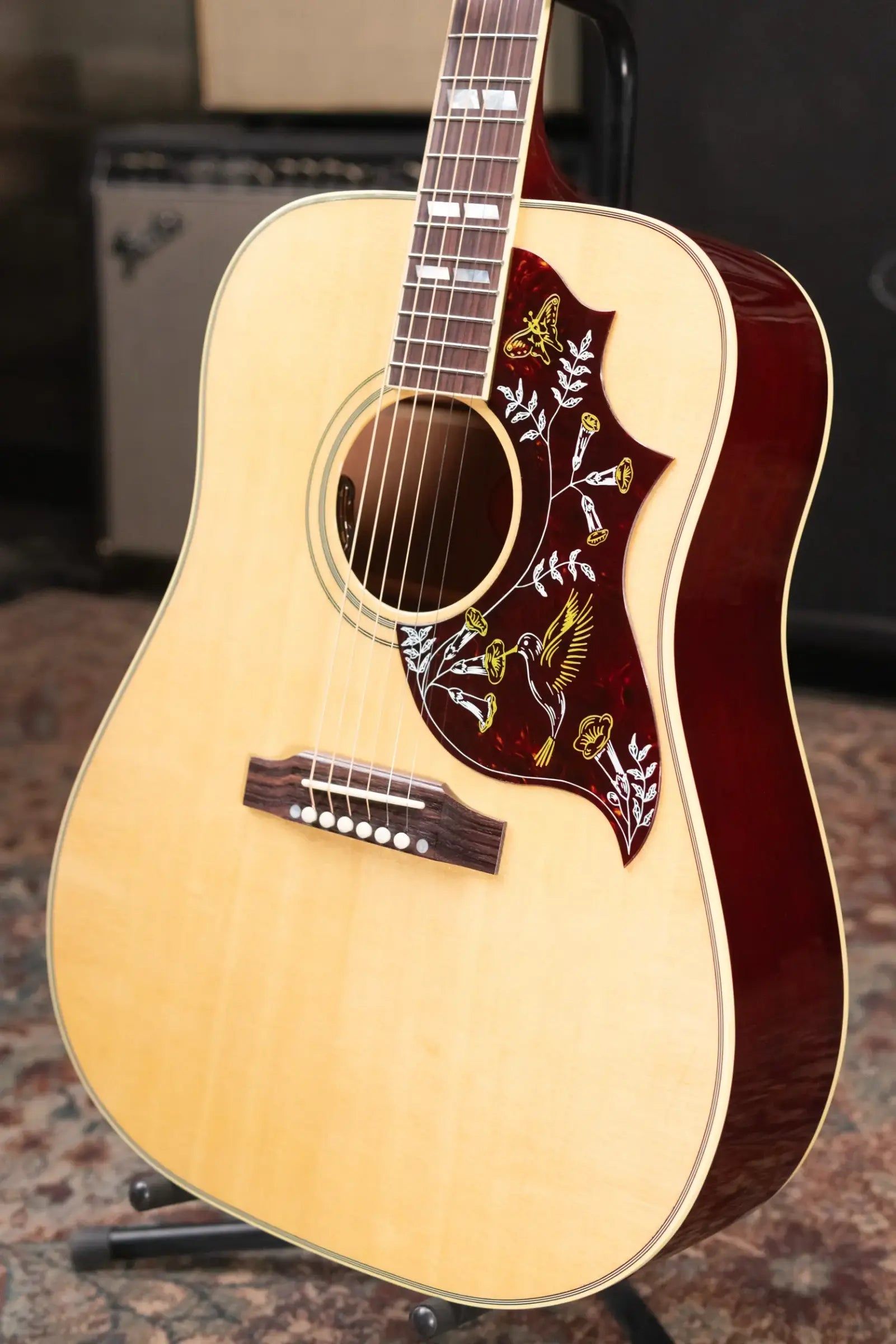 Gibson Hummingbird Original Acoustic/Electric Guitar - Antique Natural with Hardshell Case