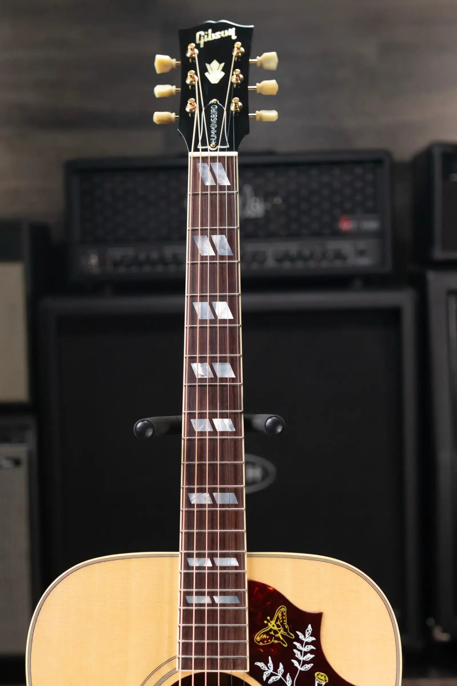 Gibson Hummingbird Original Acoustic/Electric Guitar - Antique Natural with Hardshell Case