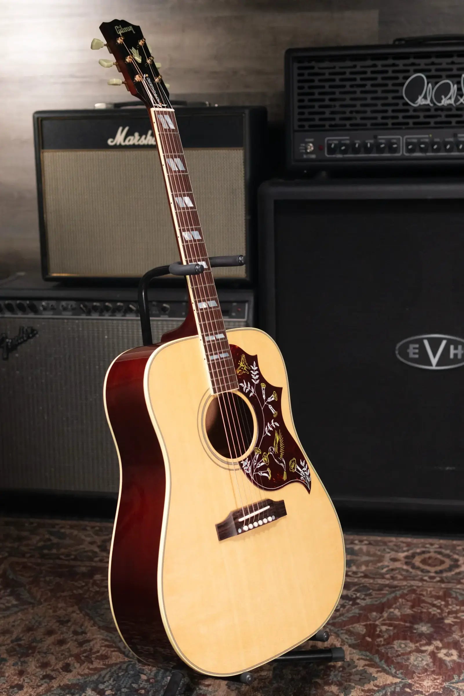 Gibson Hummingbird Original Acoustic/Electric Guitar - Antique Natural with Hardshell Case