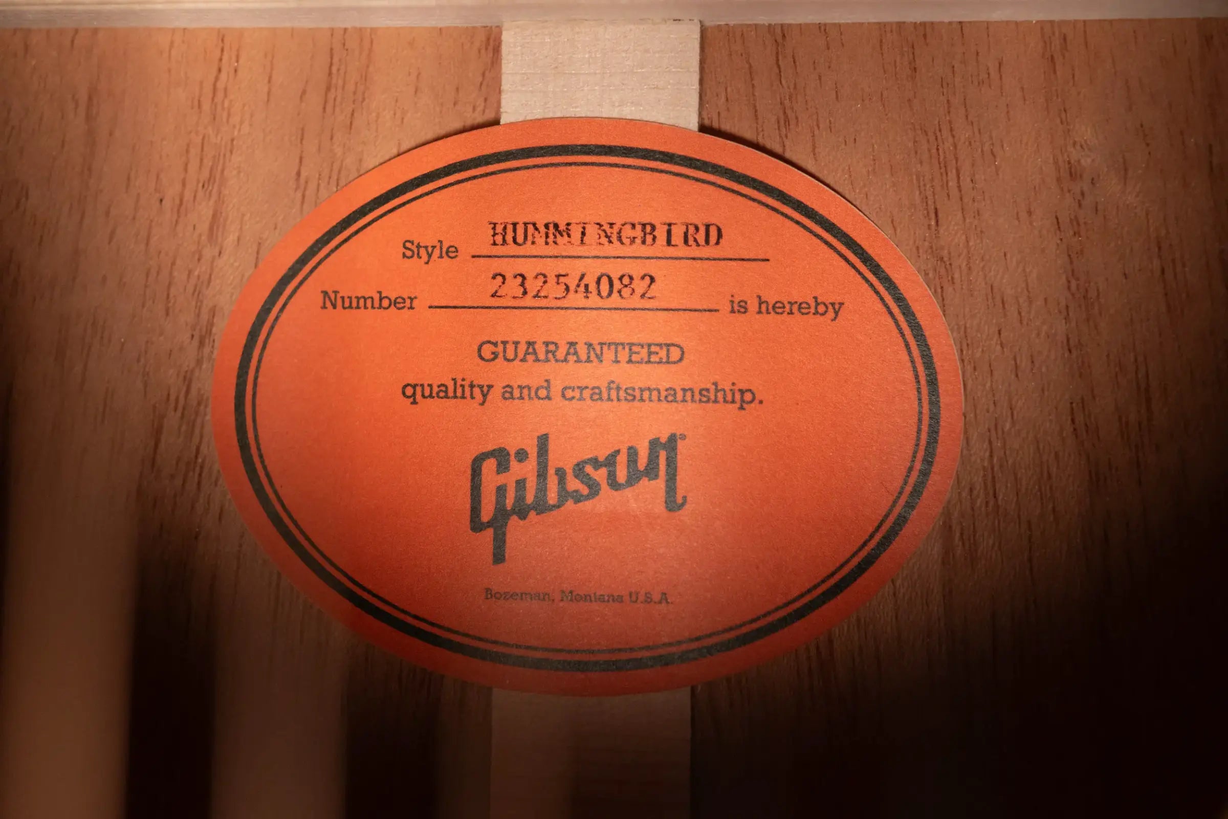 Gibson Hummingbird Original Acoustic/Electric Guitar - Antique Natural with Hardshell Case