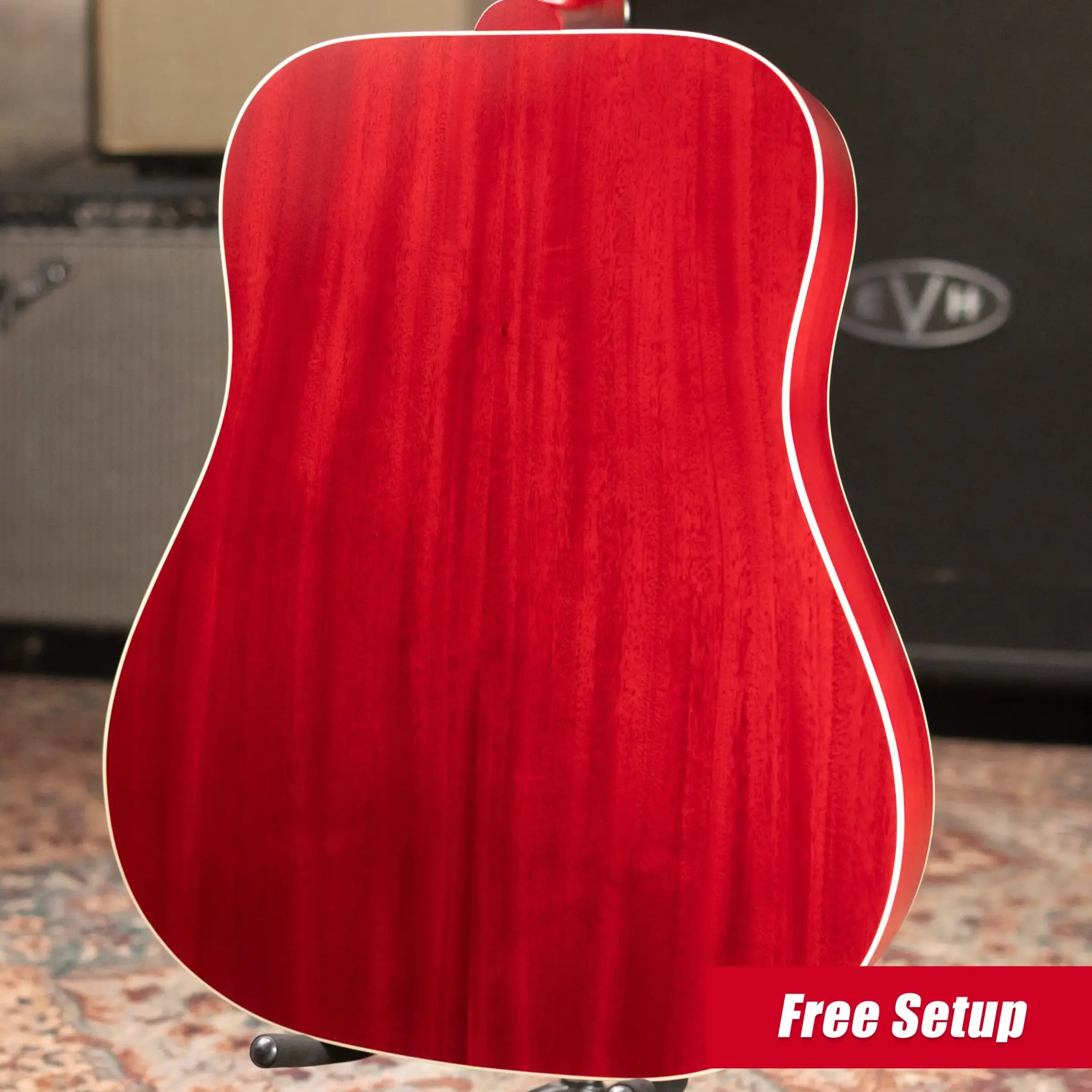 Gibson Hummingbird Special Acoustic/Electric Guitar - Satin Vintage Cherry Sunburst with Gig Bag