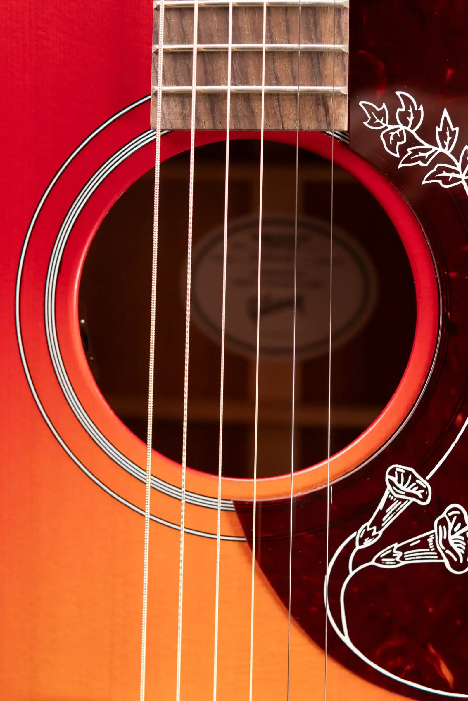 Gibson Hummingbird Special Acoustic/Electric Guitar - Satin Vintage Cherry Sunburst with Gig Bag