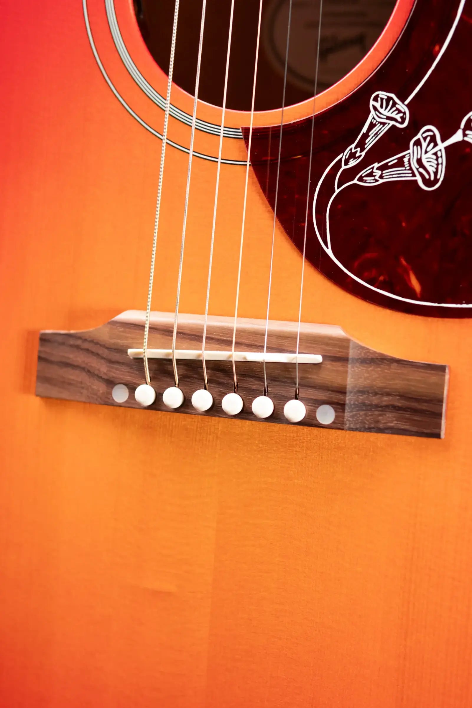 Gibson Hummingbird Special Acoustic/Electric Guitar - Satin Vintage Cherry Sunburst with Gig Bag