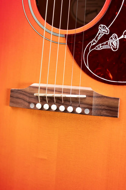 Gibson Hummingbird Special Acoustic/Electric Guitar - Satin Vintage Cherry Sunburst with Gig Bag