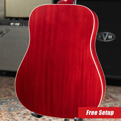Gibson Hummingbird Special Acoustic/Electric Guitar - Satin Vintage Cherry Sunburst with Gig Bag