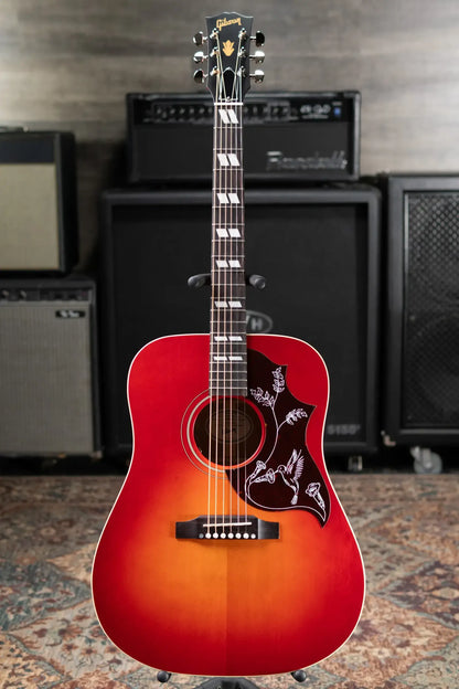 Gibson Hummingbird Special Acoustic/Electric Guitar - Satin Vintage Cherry Sunburst with Gig Bag
