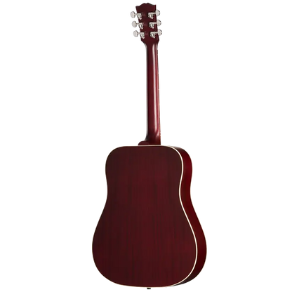 Gibson Hummingbird Special Dreadnought Acoustic/Electric Guitar - Satin Wine Red with Gig Bag