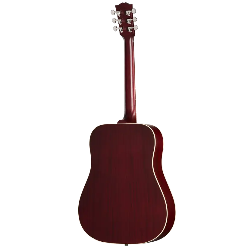 Gibson Hummingbird Special Dreadnought Acoustic/Electric Guitar - Satin Wine Red with Gig Bag