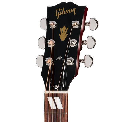 Gibson Hummingbird Special Dreadnought Acoustic/Electric Guitar - Satin Wine Red with Gig Bag