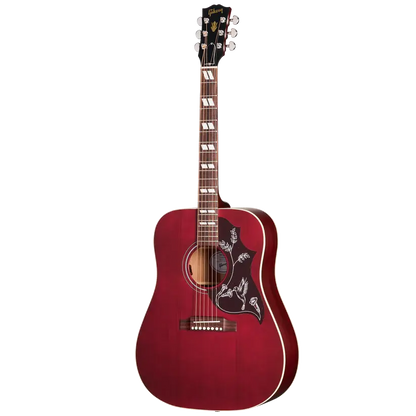 Gibson Hummingbird Special Dreadnought Acoustic/Electric Guitar - Satin Wine Red with Gig Bag