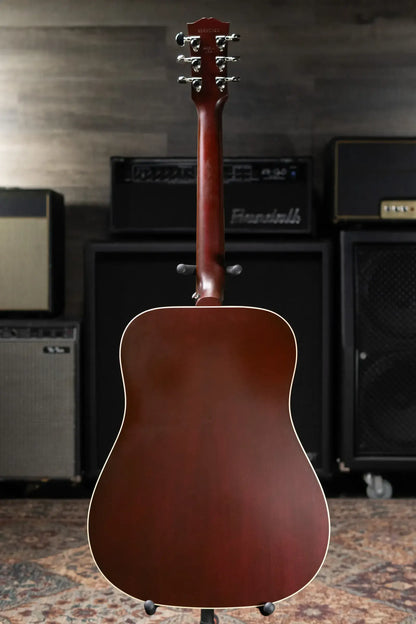 Gibson Hummingbird Special Dreadnought Acoustic/Electric Guitar - Satin Wine Red with Gig Bag - Used