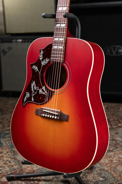Gibson Hummingbird Special Left-Handed Acoustic/Electric Guitar - Satin Vintage Cherry Sunburst with Gig Bag