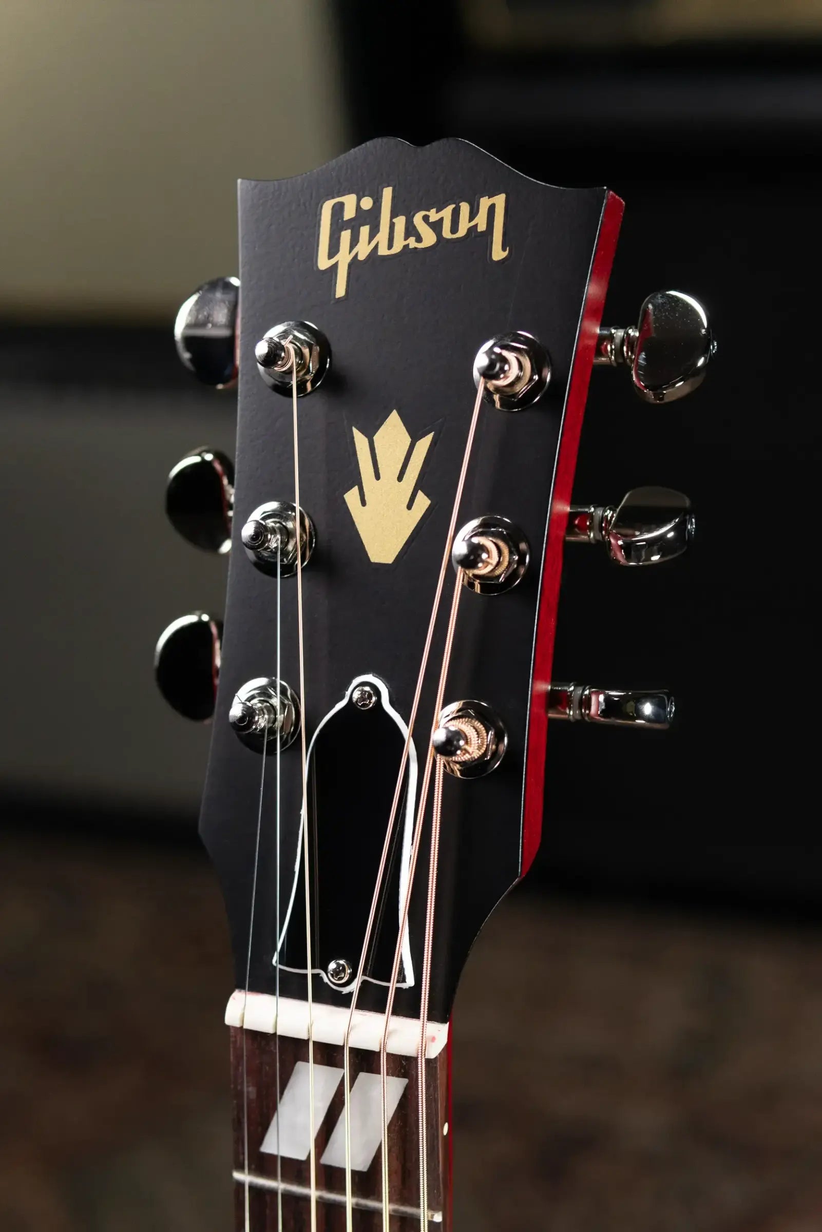 Gibson Hummingbird Special Left-Handed Acoustic/Electric Guitar - Satin Vintage Cherry Sunburst with Gig Bag