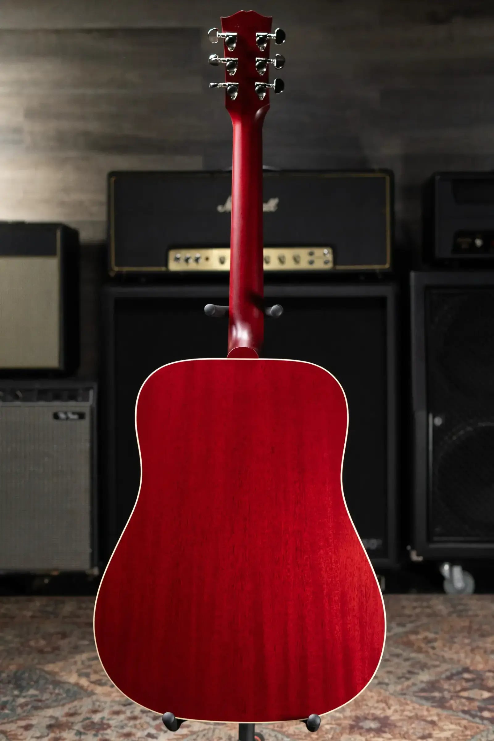 Gibson Hummingbird Special Left-Handed Acoustic/Electric Guitar - Satin Vintage Cherry Sunburst with Gig Bag