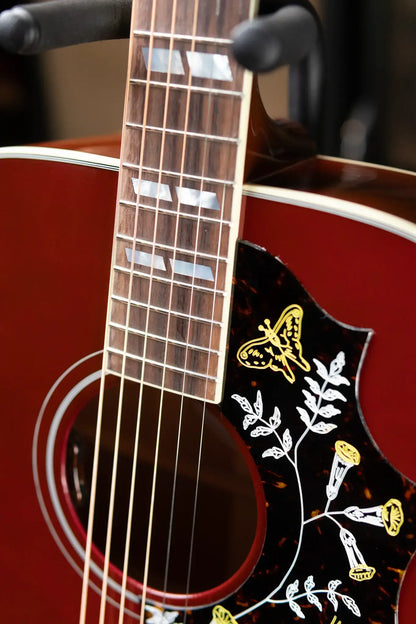 Gibson Hummingbird Standard Acoustic/Electric - Wine Red with Hardshell Case