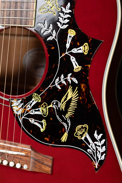 Gibson Hummingbird Standard Acoustic/Electric - Wine Red with Hardshell Case