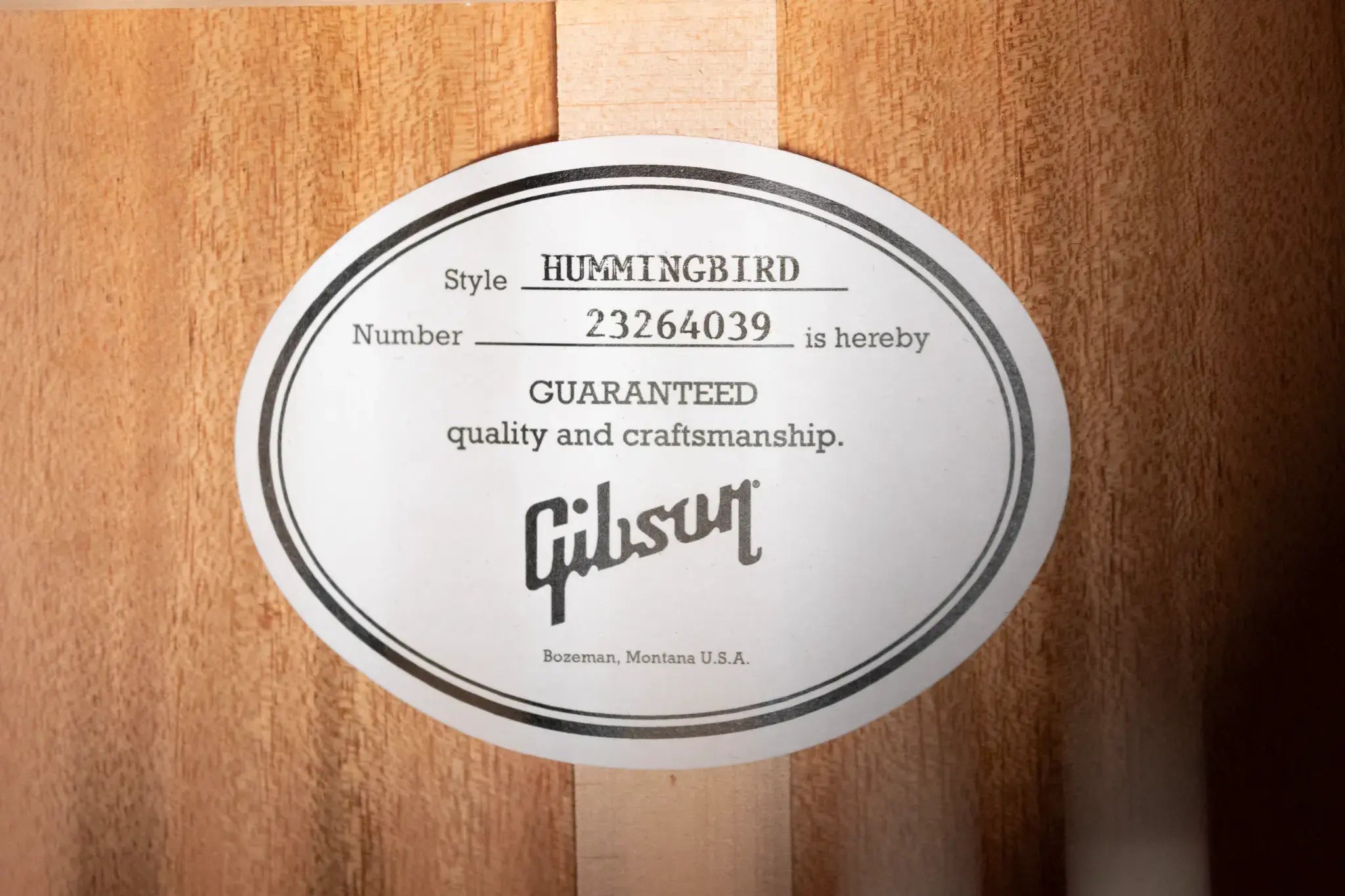 Gibson Hummingbird Standard Acoustic/Electric - Wine Red with Hardshell Case