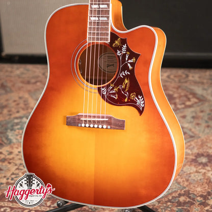 Gibson Hummingbird Standard EC Acoustic/Electric Guitar - Heritage Cherry Sunburst with Hardshell Case