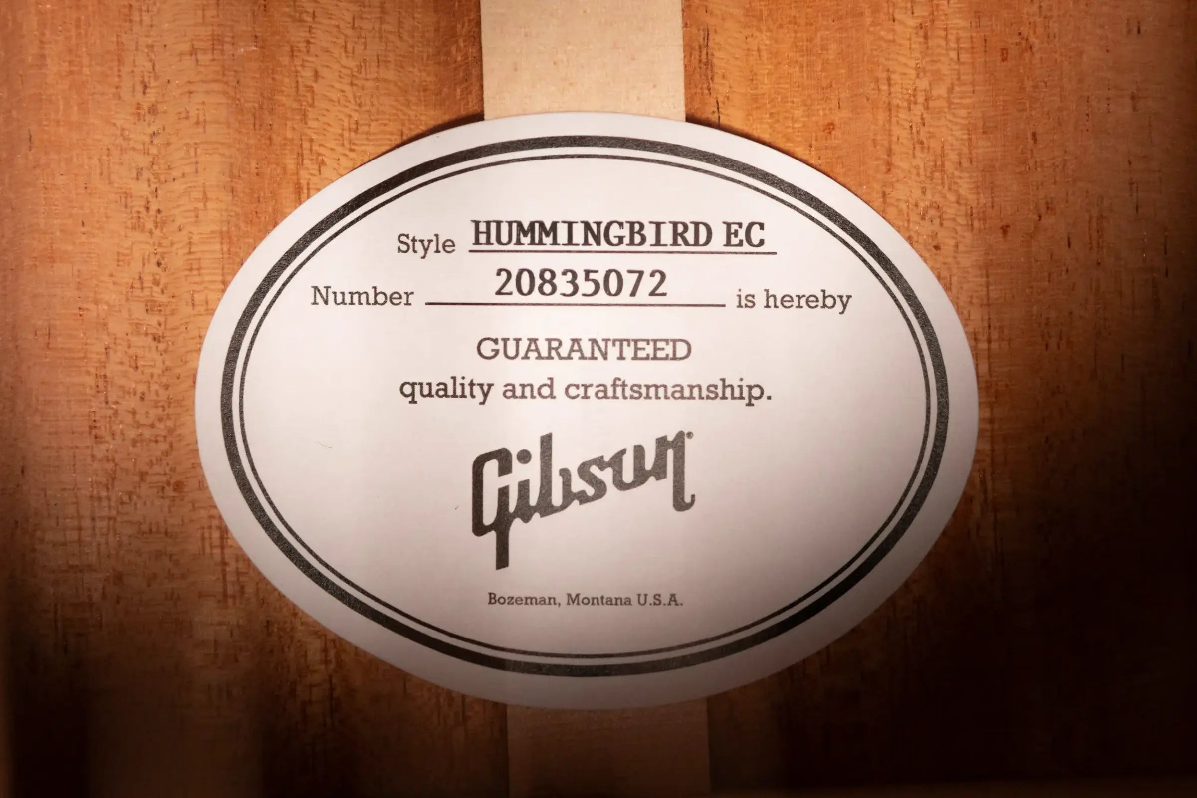 Gibson Hummingbird Standard EC Acoustic/Electric Guitar - Heritage Cherry Sunburst with Hardshell Case