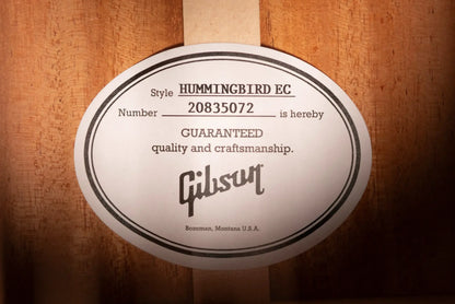 Gibson Hummingbird Standard EC Acoustic/Electric Guitar - Heritage Cherry Sunburst with Hardshell Case