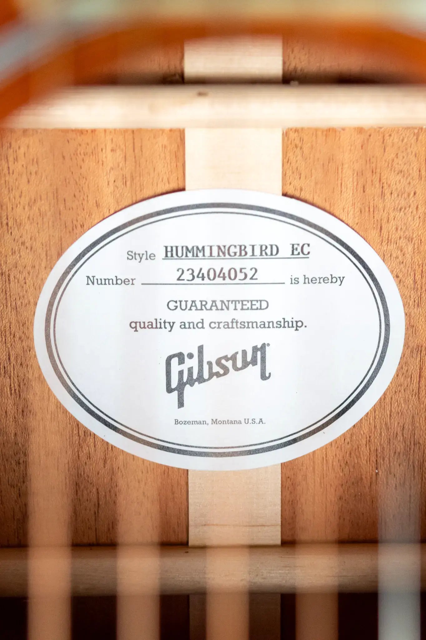 Gibson Hummingbird Standard EC Acoustic/Electric - Heritage Cherry Sunburst with Hardshell Case