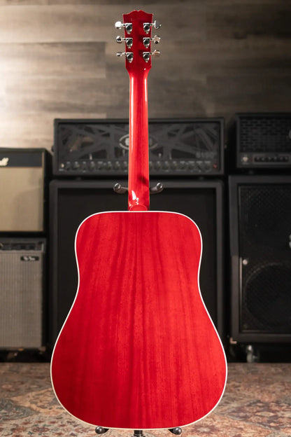 Gibson Hummingbird Standard Left-Handed Acoustic/Electric Guitar - Vintage Cherry Sunburst with Hardshell Case