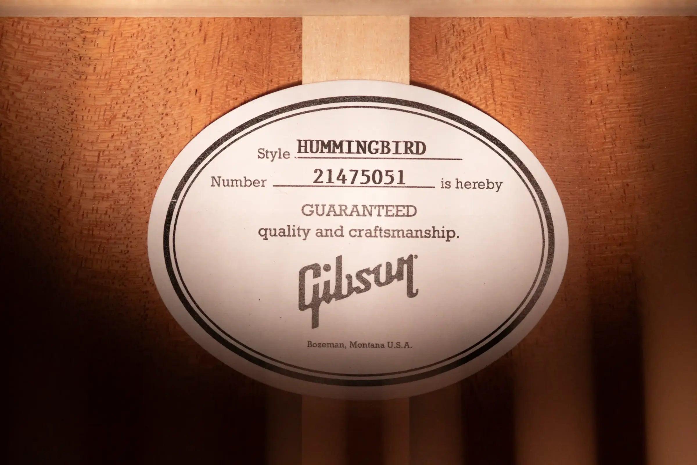 Gibson Hummingbird Standard Left-Handed Acoustic/Electric Guitar - Vintage Cherry Sunburst with Hardshell Case