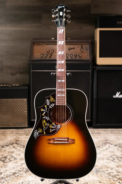 Gibson Hummingbird Standard Left-Handed Acoustic/Electric Guitar - Vintage Sunburst with Hardshell Case - Demo