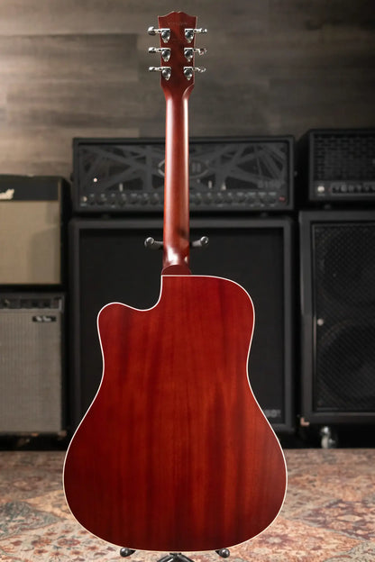 Gibson Hummingbird Studio EC Acoustic/Electric Guitar - Triburst with Hardshell Case