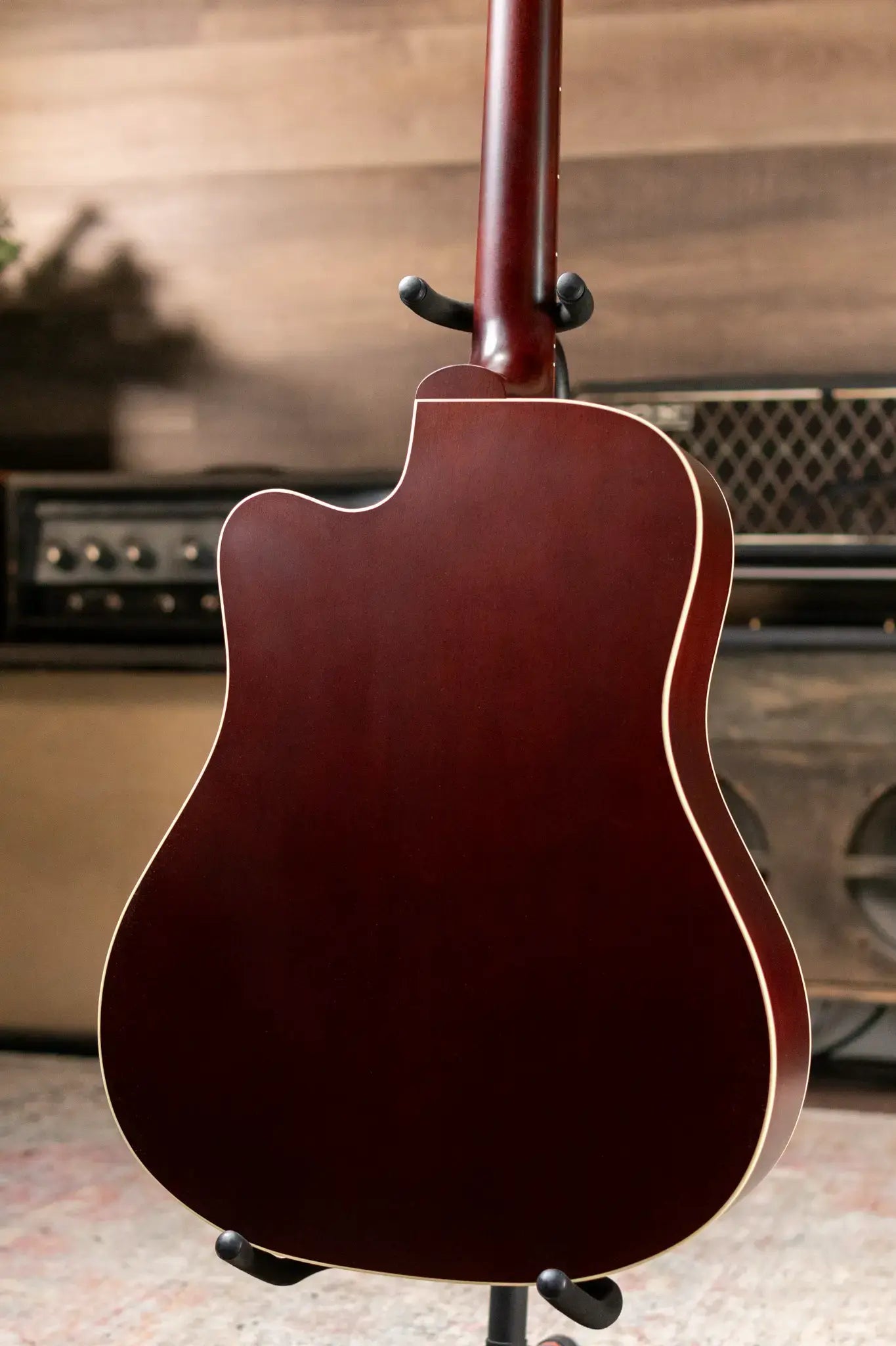 Gibson Hummingbird Studio EC Acoustic/Electric - Tri-Burst Satin with Hardshell Case
