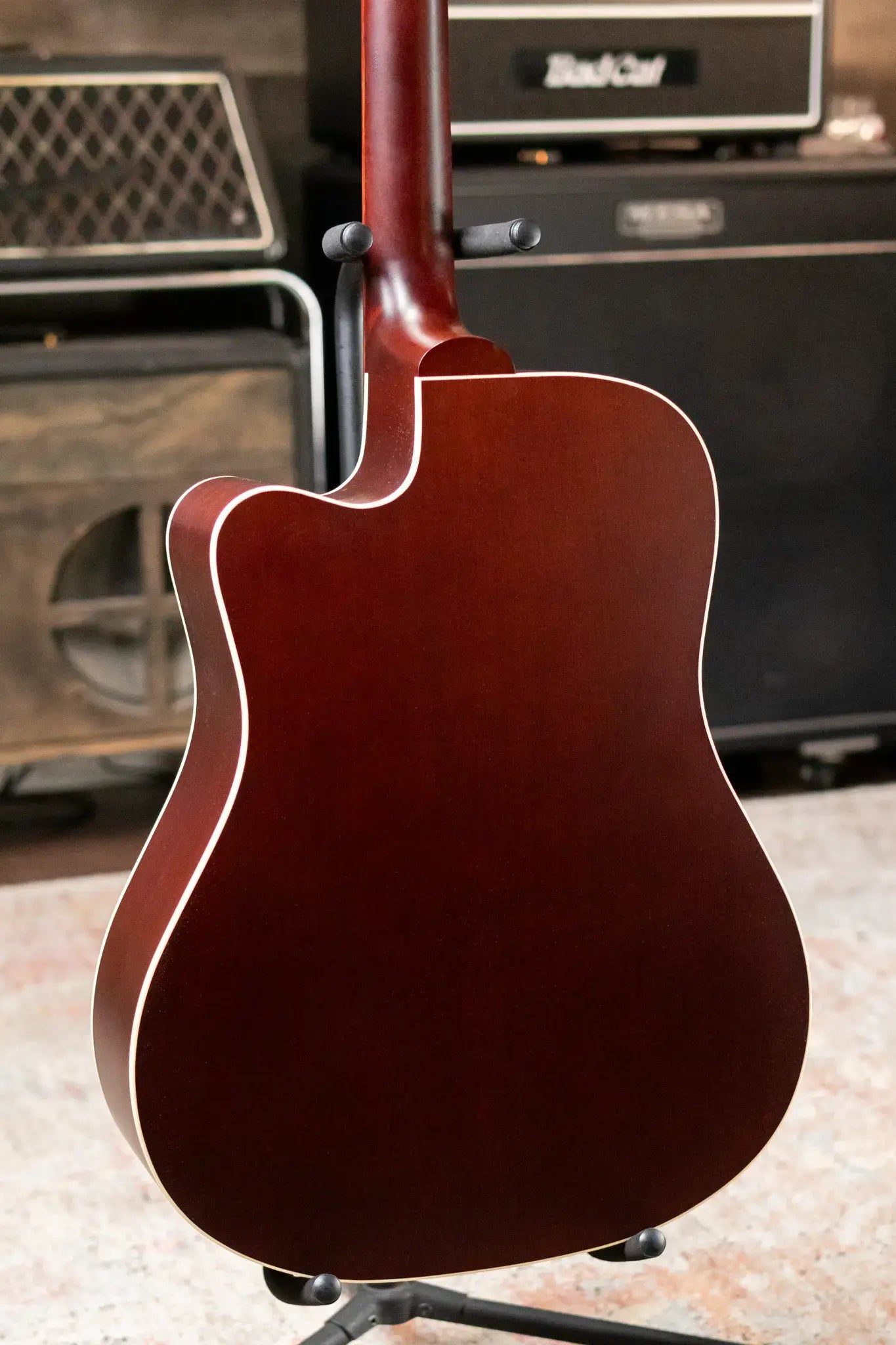 Gibson Hummingbird Studio EC Acoustic/Electric - Tri-Burst Satin with Hardshell Case