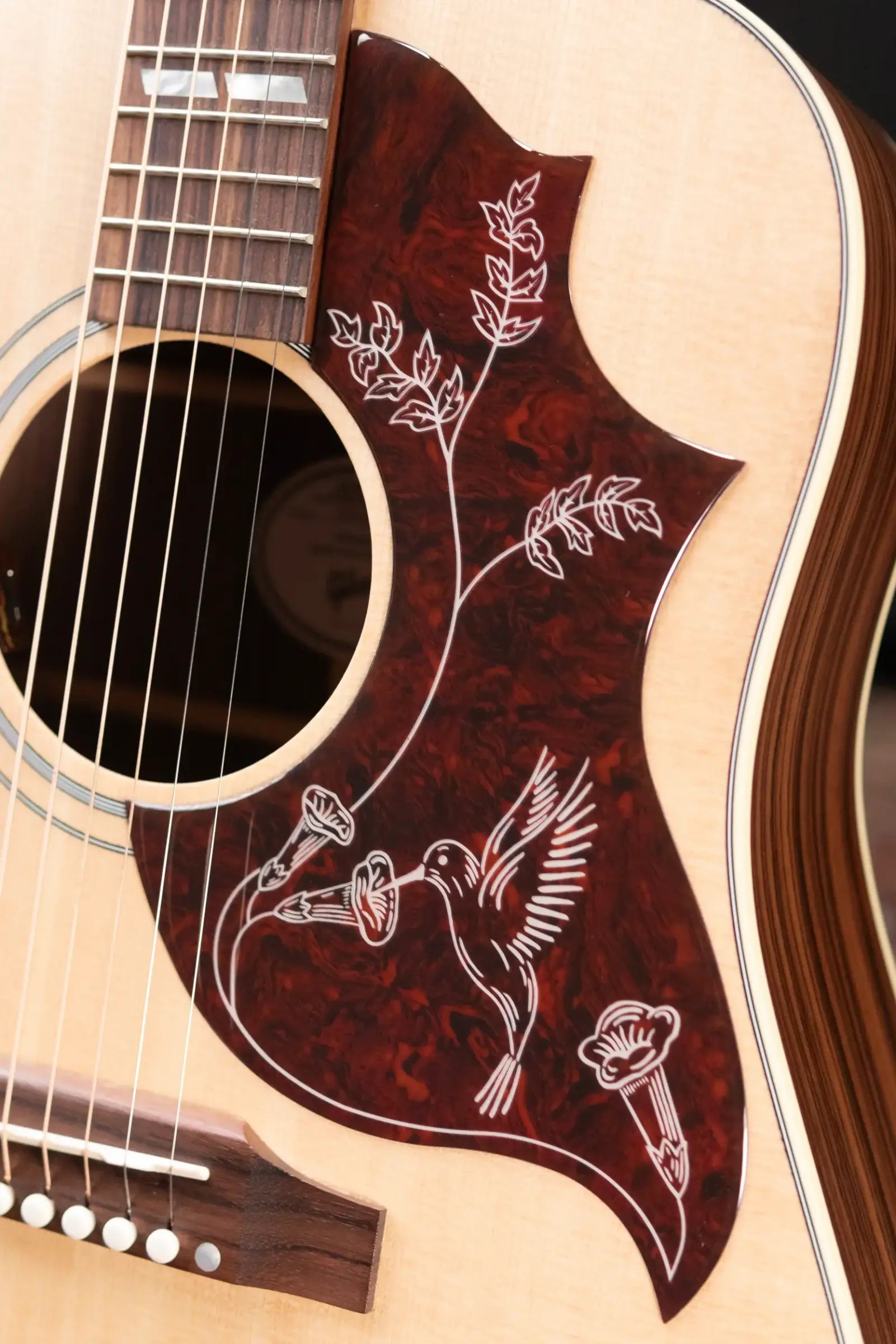 Gibson Hummingbird Studio Rosewood Acoustic/Electric Guitar - Natural with Hardshell Case - Used