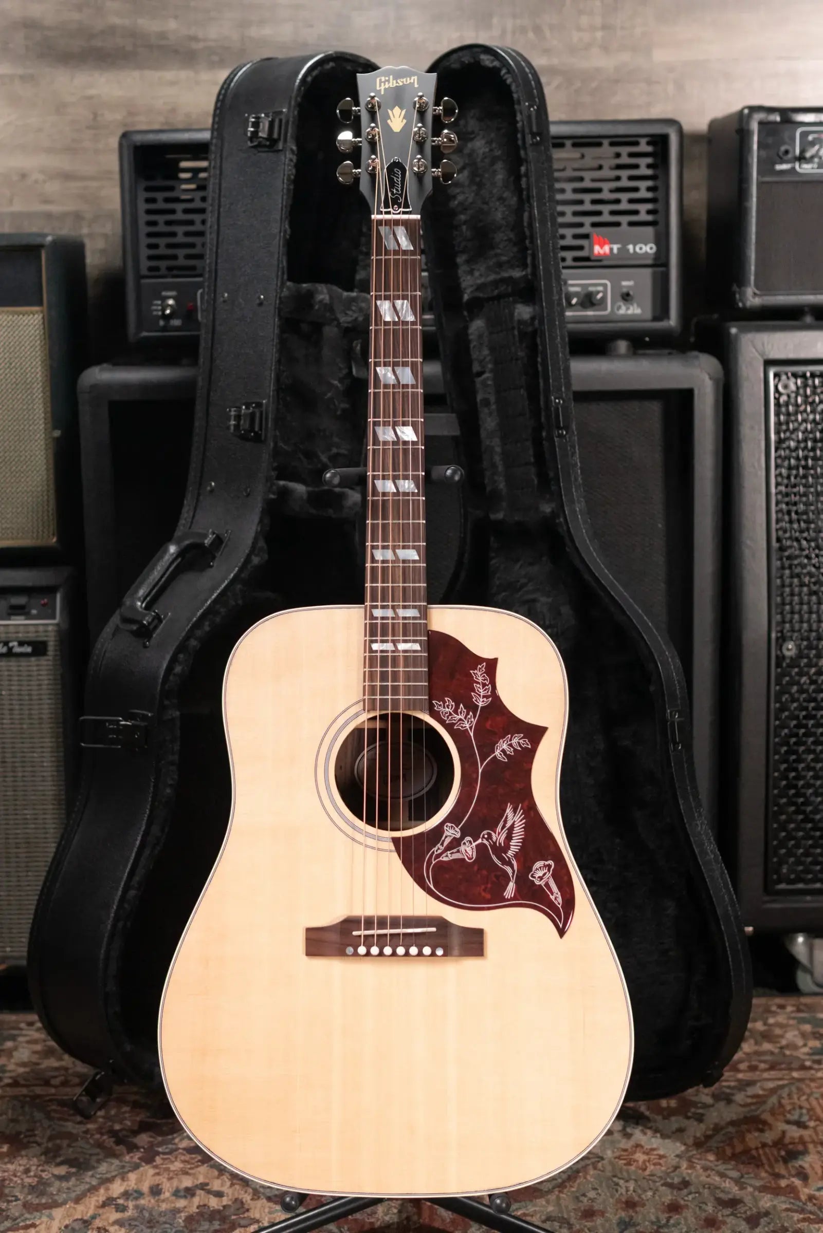 Gibson Hummingbird Studio Rosewood Acoustic/Electric Guitar - Natural with Hardshell Case - Used