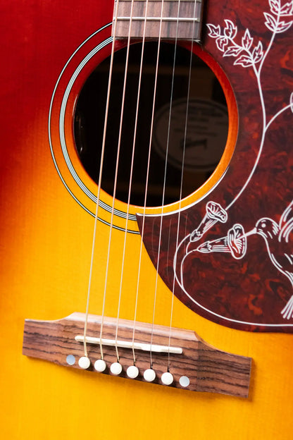 Gibson Hummingbird Studio Rosewood Acoustic/Electric Guitar - Rosewood Burst with Hardshell Case