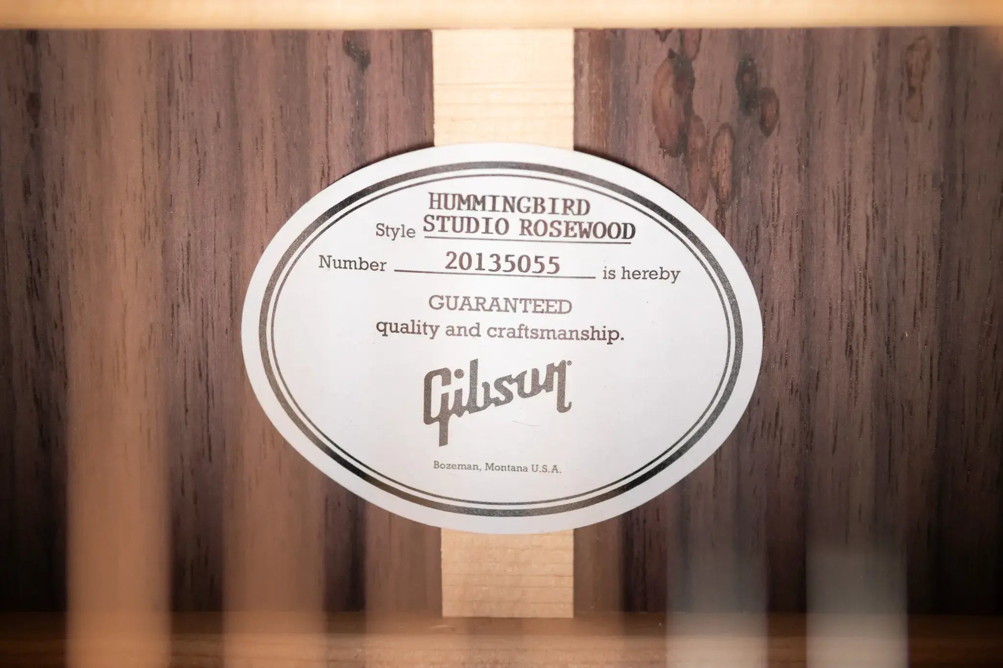 Gibson Hummingbird Studio Rosewood Acoustic/Electric Guitar with Hardshell Case - Demo