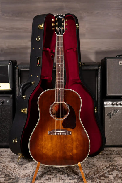Gibson J-45 Anniversary Limited Edition Acoustic/Electric Guitar - Cremona Burst with Hardshell Case