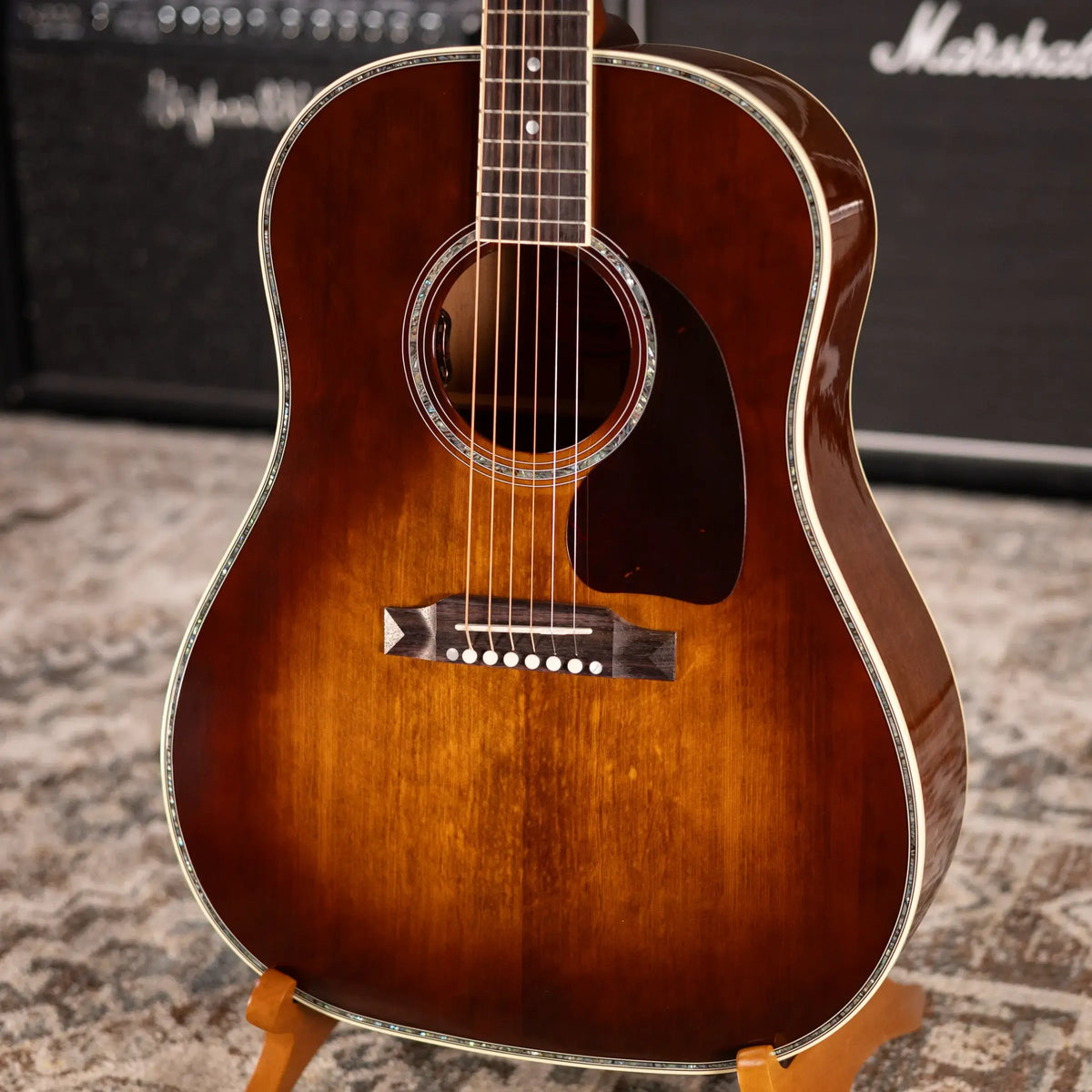 Gibson J-45 Anniversary Limited Edition Acoustic/Electric Guitar - Cremona Burst with Hardshell Case
