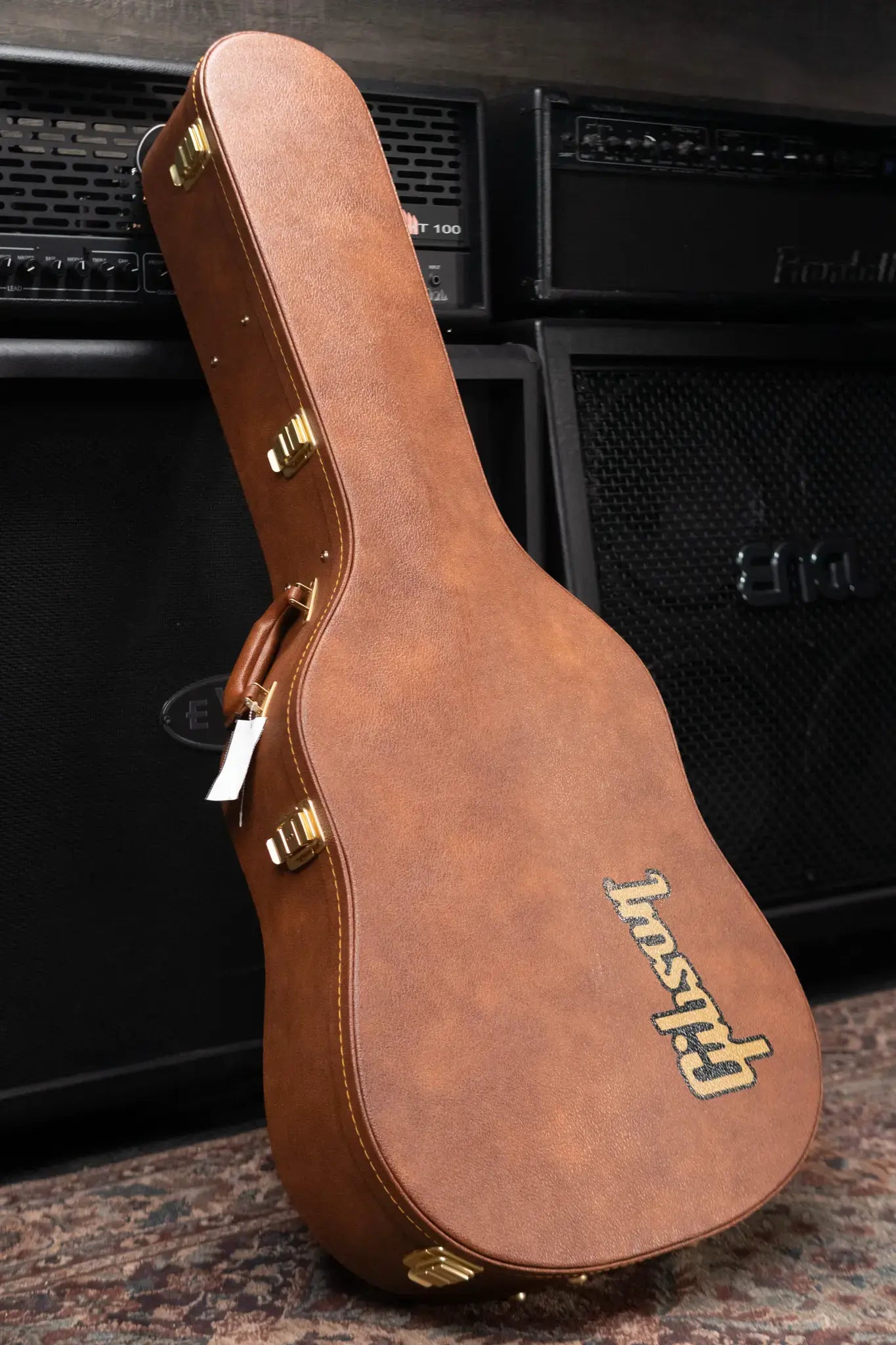 Gibson J-45 Faded 50's Acoustic/Electric Guitar - Vintage Sunburst with Hardshell Case