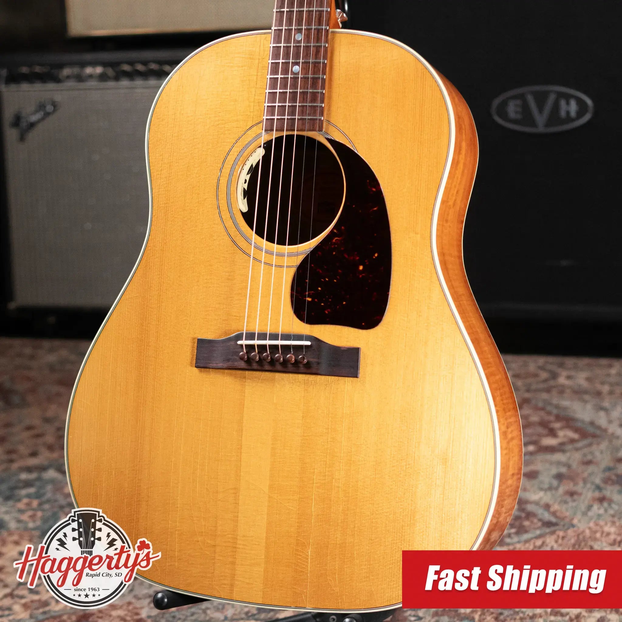 Gibson J-45 Koa Acoustic/Electric Guitar with Hardshell Case - Used