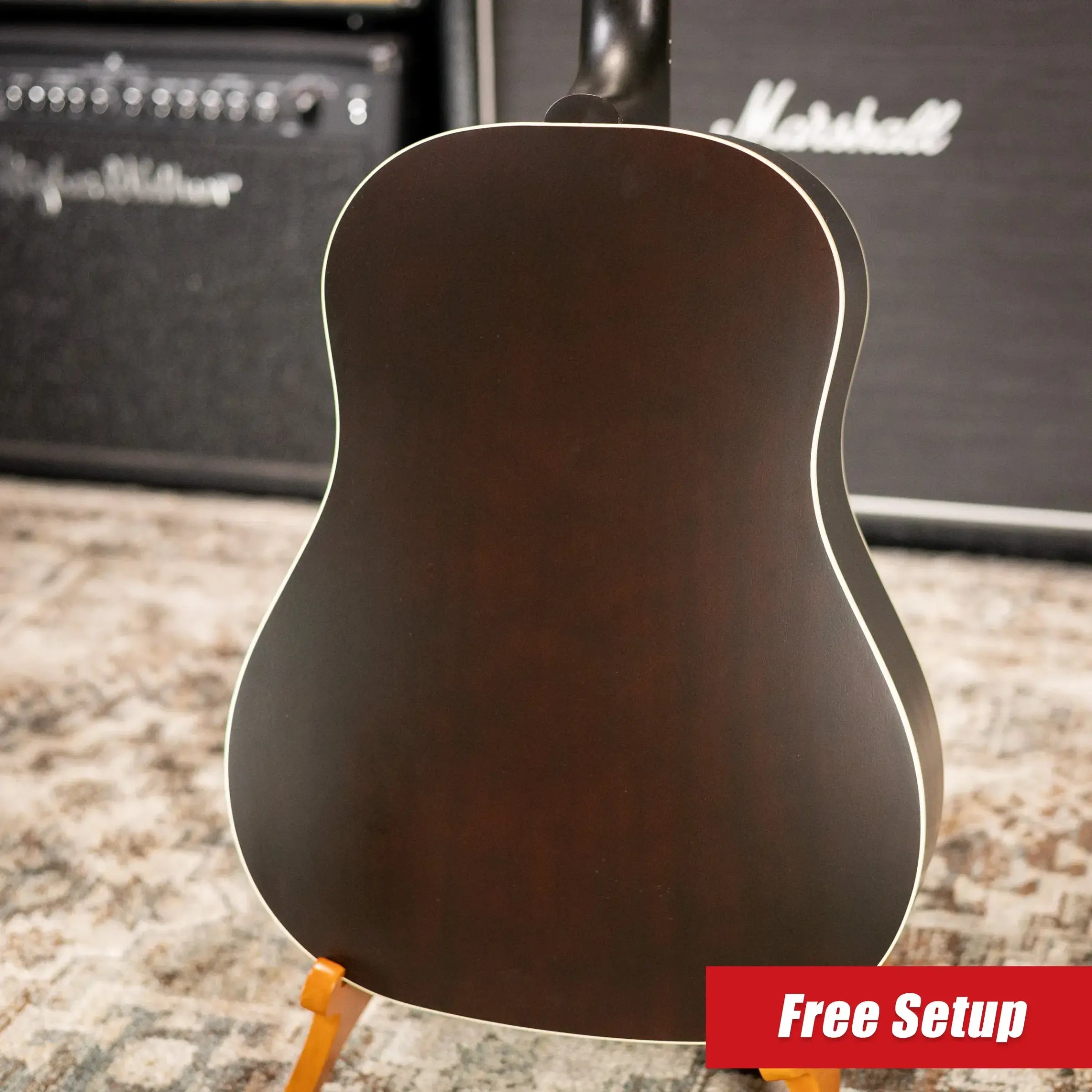 Gibson J-45 Special Acoustic/Electric Guitar - Satin Vintage Sunburst with Gig Bag