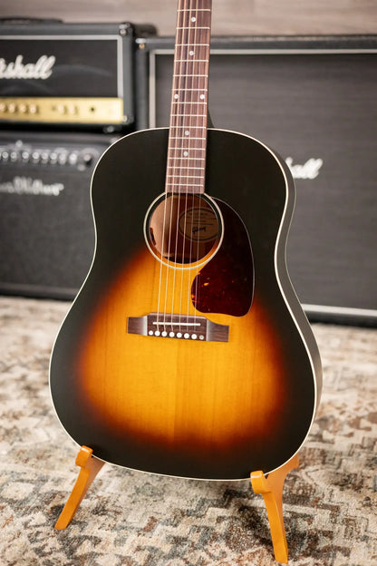 Gibson J-45 Special Acoustic/Electric Guitar - Satin Vintage Sunburst with Gig Bag