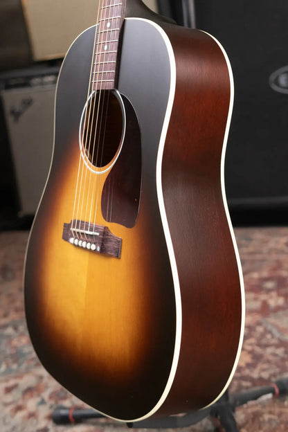 Gibson J-45 Special Acoustic/Electric Guitar - Satin Vintage Sunburst with Structured Gig Bag