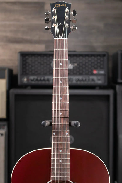 Gibson J-45 Special Acoustic/Electric Guitar - Satin Wine Red with Gig Bag