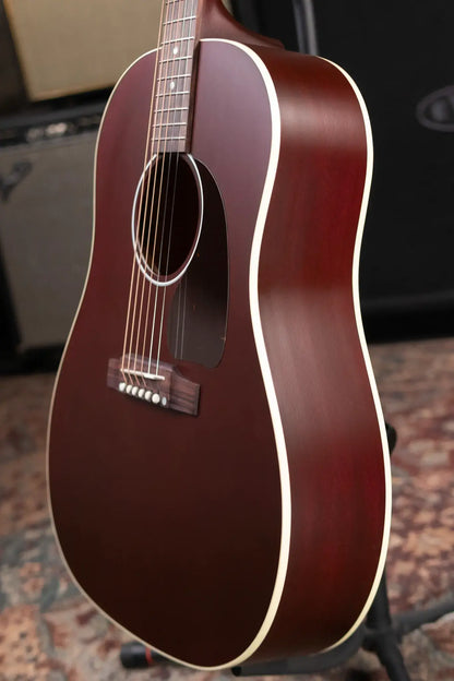 Gibson J-45 Special Acoustic/Electric Guitar - Satin Wine Red with Gig Bag