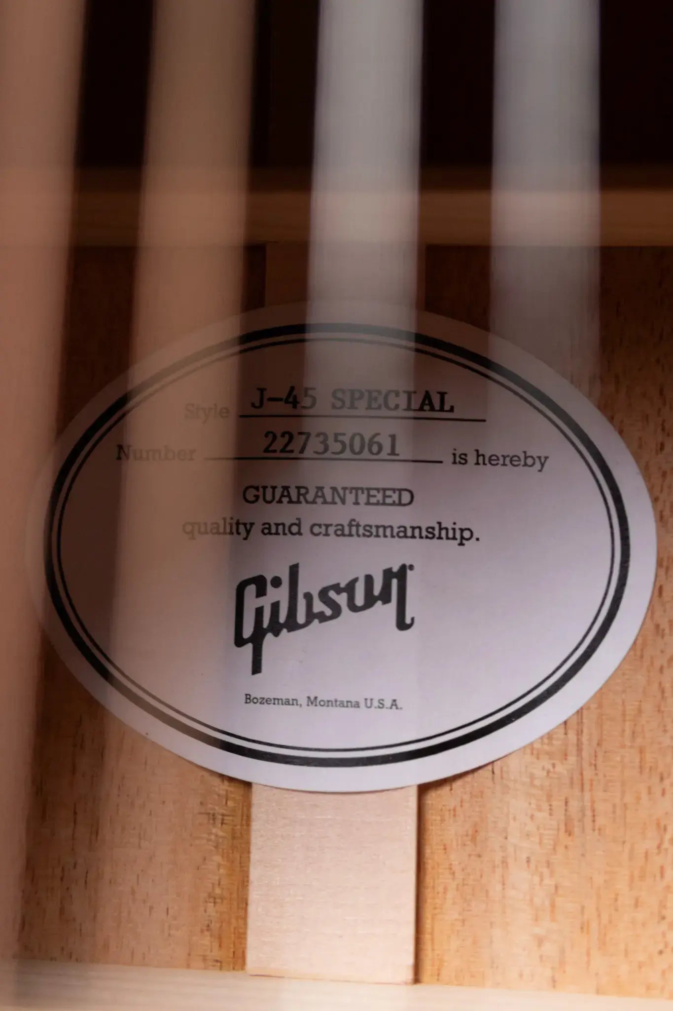 Gibson J-45 Special Acoustic/Electric Guitar - Satin Wine Red with Gig Bag